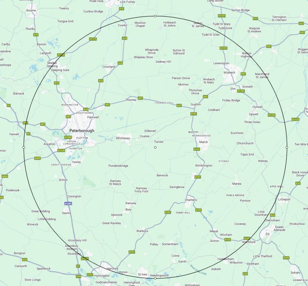 Same-day Collection Service Map